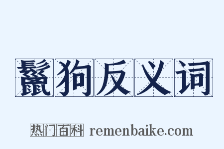 鬣狗反义词是什么意思的图片